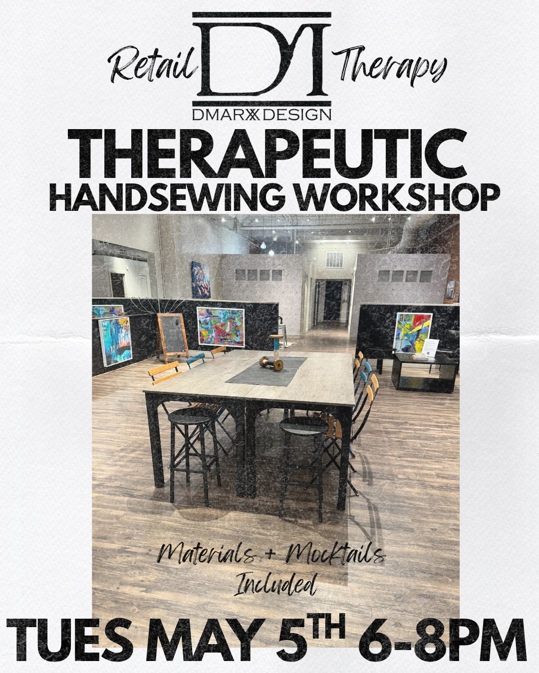 Therapeutic Hand-Sewing Workshop! 5/5